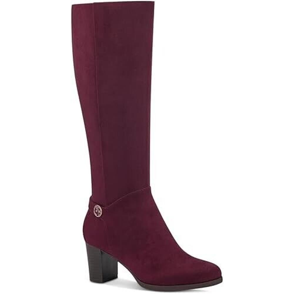 Giani Bernini Women's Adonnys Memory Foam Knee High Dress Boots, Red Size 6M